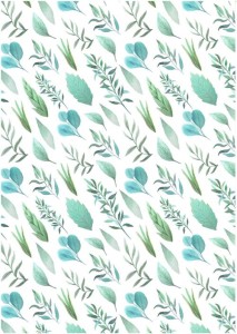 Papier JOY Crafts A4 do scrapbookingu - White flowers
