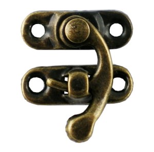 Zamek, zapięcie metalowe 28x32mm - 5 sztuk