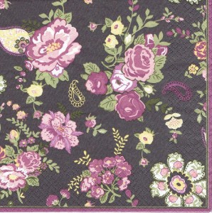 Serwetka decoupage 33x33 cm - kwiaty