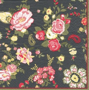 Serwetka decoupage 33x33 cm - kwiaty