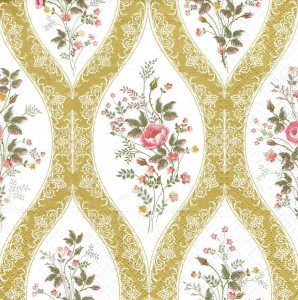 Serwetka decoupage 33x33 cm - kwiaty 