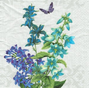 Serwetka decoupage 33x33 cm - kwiaty