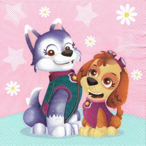 Serwetka decoupage 33x33 cm - psi patrol