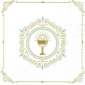 Serwetka decoupage 33x33 cm - Komunia Św