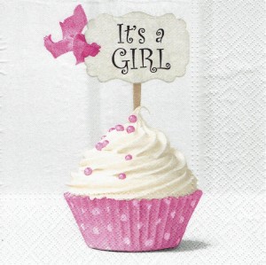 Serwetka decoupage 33x33 cm - muffinka