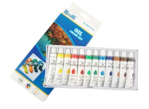 Zestaw: farby olejne 12x12ml