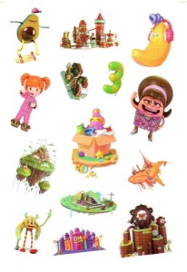 Naklejki, nalepki foliowe - zabawki