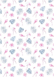 Papier JOY Crafts A4 do scrapbookingu - Pink flamingo