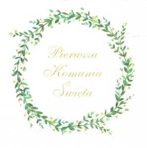 Serwetka decoupage 33x33 cm - I Komunia Św