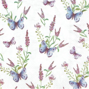 Serwetka decoupage 33x33 cm - motyle