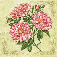 Serwetka decoupage 33x33 cm - kwiaty, róże