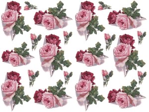 Papier klasyczny A4 do decoupage - kwiaty, róże