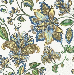 Serwetka decoupage 33x33 cm - wzorek, wzorki 