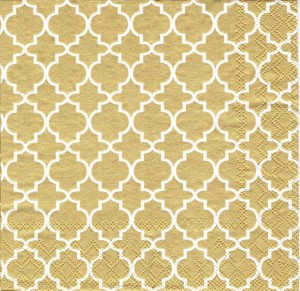 Serwetka decoupage 33x33 cm - wzorek, wzorki