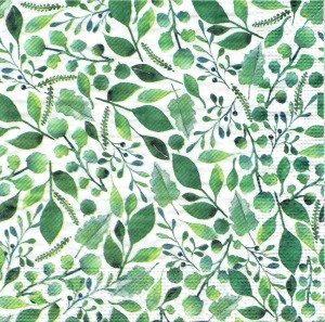 Serwetka decoupage 33x33 cm - liście