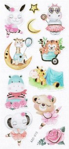 Naklejki, stickersy, nalepki papierowe - zwierzęta