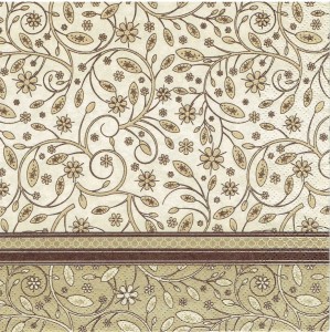 Serwetka decoupage 33x33 cm - wzorki, wzorek