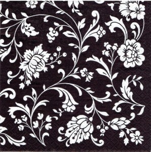 Serwetka decoupage 33x33 cm - kwiaty, kwiatki