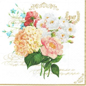 Serwetka decoupage 33x33 cm - kwiaty, bukiet