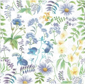 Serwetka decoupage 33x33 cm - kwiaty, kwiatki