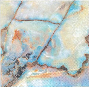 Serwetka decoupage 33x33 cm - kamienie, marmur