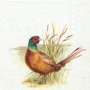 Serwetka decoupage 33x33 cm - bażant, ptak