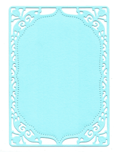 Scrapki papierowe ramki, ramka - 5 sztuk