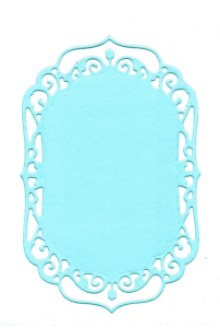 Scrapki papierowe ramki, ramka - 5 sztuk