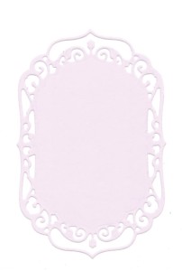 Scrapki papierowe ramki, ramka - 5 sztuk