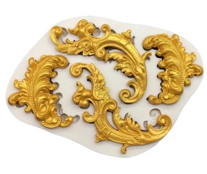 Foremka silikonowa - zawijasy, dekory, ozdoby