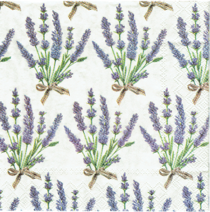 Serwetka decoupage 33x33 cm - lawenda, kwiaty