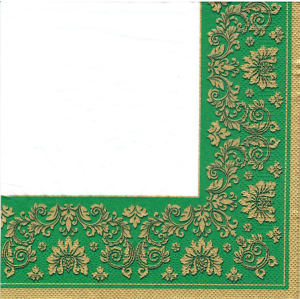 Serwetka decoupage 33x33 cm - wzorki, wzorek, ramka