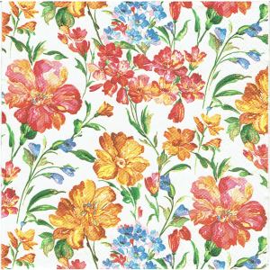 Serwetka decoupage 33x33 cm - kwiaty, kwiatki