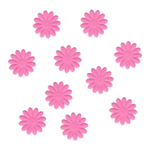 Scrapki papierowe Kwiaty kwiatki różowe - 10 sztuk