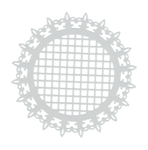 Scrapki papierowe ramki ażurowe, ramka białe - 5 sztuk 