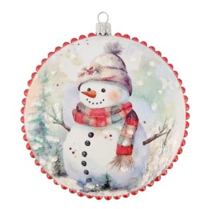 Medalion, bombka na choinkę 12cm - rękodzieło