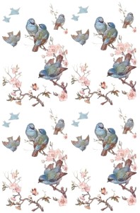 Papier klasyczny A4 do decoupage - ptaki, ptaszki
