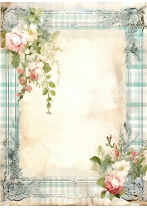 Papier ryżowy A4 Artando do decoupage - Kwiaty, rustykalne róże, Vintage, wzorki 