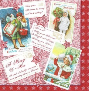 Serwetka decoupage 33x33 cm - dzieci, prezenty, życzenia