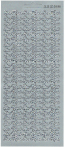 Stickersy, naklejki srebrne 10x23cm - Sto Lat 