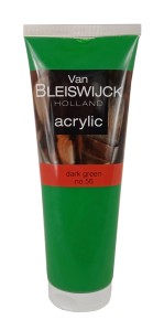 Farba akrylowa Van Bleiswijck 250ml - zielona, dark green