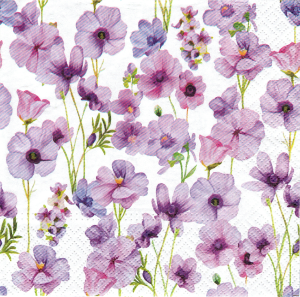 Serwetka decoupage 33x33 cm - kwiaty, kwiatki