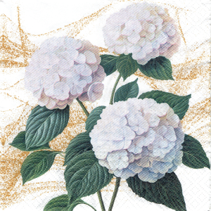 Serwetka decoupage 33x33 cm - kwiaty, kwiatki, hortensje