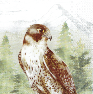 Serwetka decoupage 33x33 cm - ptak, jastrząb