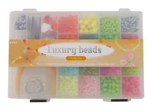 Zestaw biżuteryjny z akcesoriami, koralików, koraliki, korale