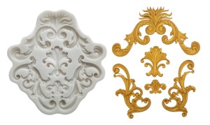 Foremka silikonowa - wzorki, dekory, ozdoby, zawijasy