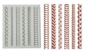 Foremka silikonowa - bordery, wzorki, dekory, ozdoby