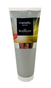 Farba akrylowa metaliczna Van Bleiswijck 250ml - srebrna, silver