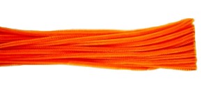 Druciki kreatywne, florystyczne 30 cm 50 sztuk - pomarańczowe