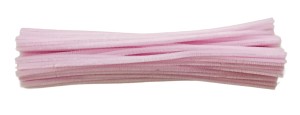 Druciki kreatywne florystyczne 30cm 50szt - jasnoróżowe